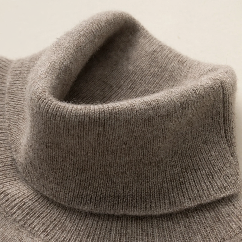 Women's Wool Turtleneck Sweater — View 1