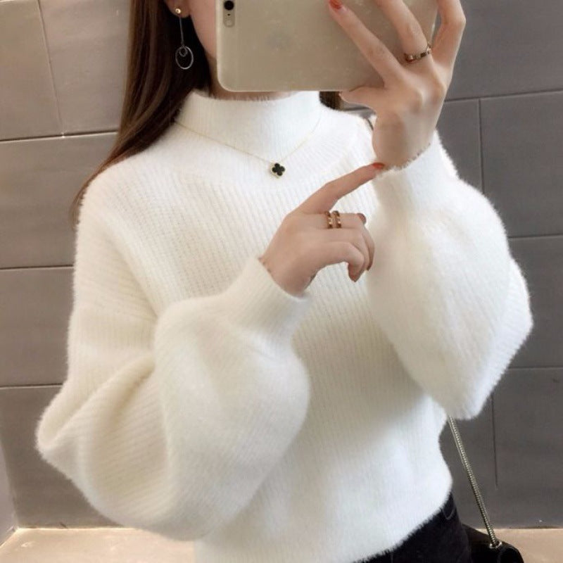 Women's Lantern Sleeve Sweater — View 5