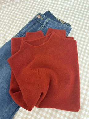 Women's Mock Neck Sweater — View 5