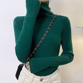 Women's Fitted Turtleneck Sweater — View 9