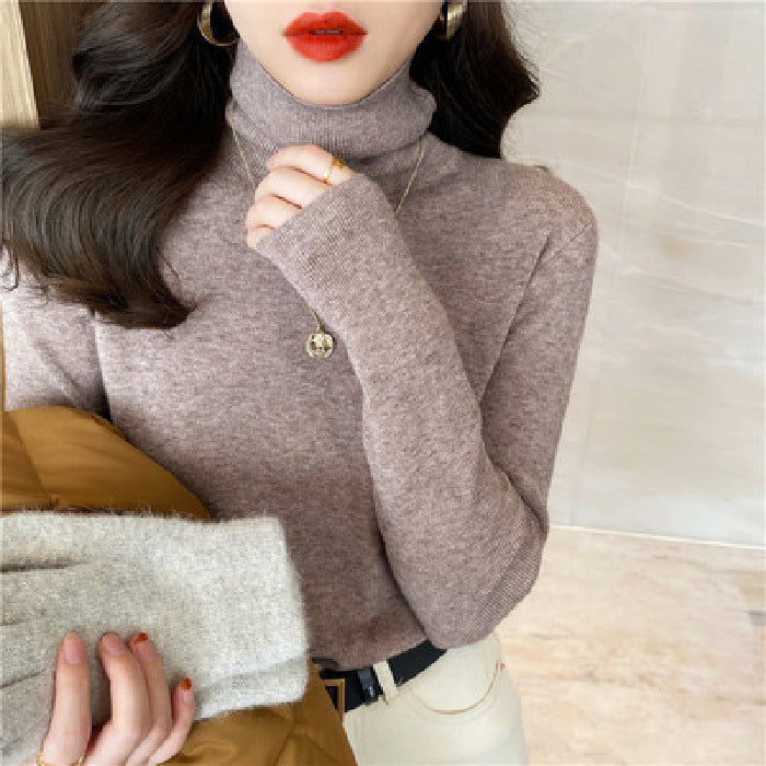 Women's Fitted Mock Neck Sweater — View 6