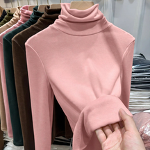 Women's Long Sleeve Mock Neck Top — View 9