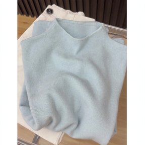 Women's Mock Neck Sweater — View 1