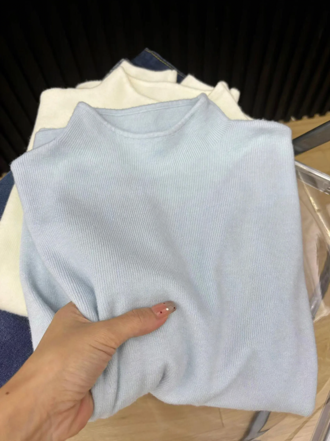 Women's Mock Neck Sweater — View 12