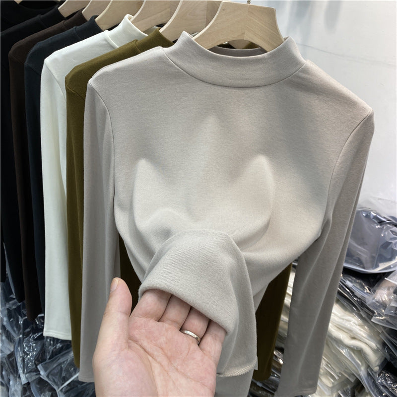 Women's Long Sleeve Mock Neck Top — View 6