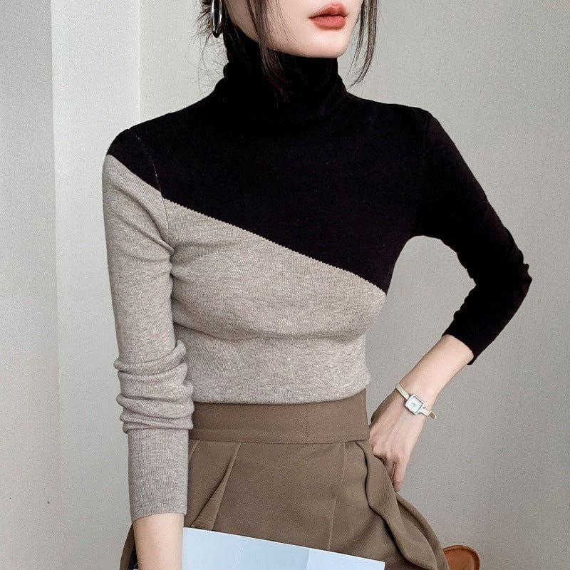 Women's Fitted Mock Neck Sweater — View 6
