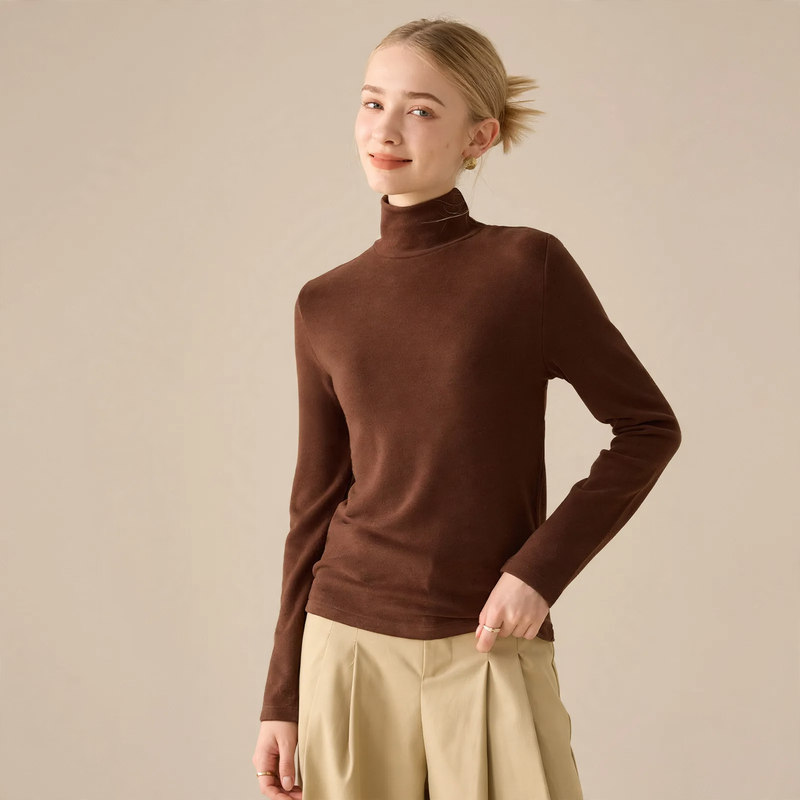 Women's Long Sleeve Crewneck Winter Top — View 2