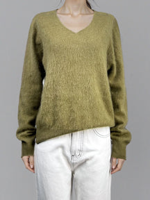Women's Cashmere Blend Crewneck Sweater — View 7