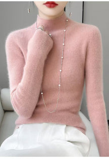 Women's Wool Turtleneck Sweater — View 12