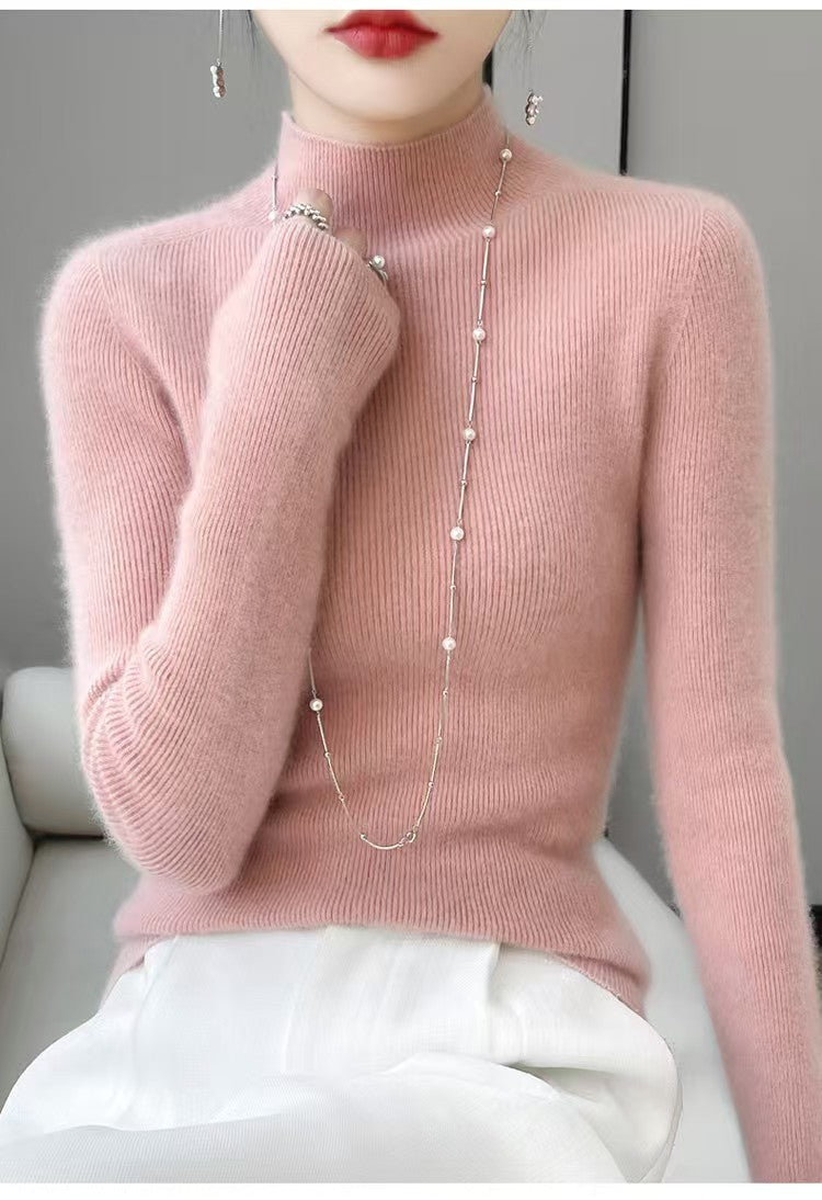 Women's Wool Turtleneck Sweater — View 12