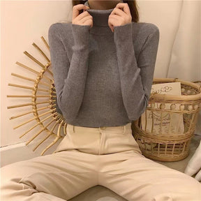 Women's Mock Neck Sweater — View 6