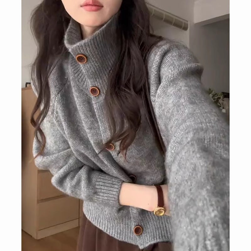 Women's Button Detail Cardigan — View 1