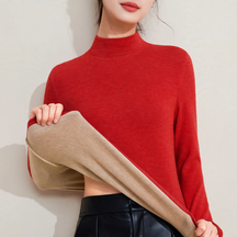 Women's Mock Neck Top — View 9