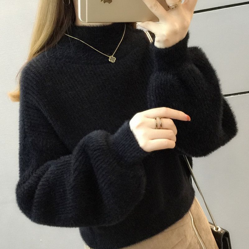 Women's Lantern Sleeve Sweater — View 4