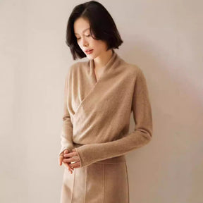 Women's V Neck Sweater — View 1