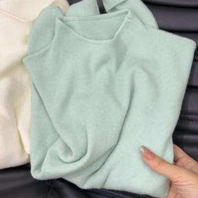 Women's Mock Neck Sweater — View 4
