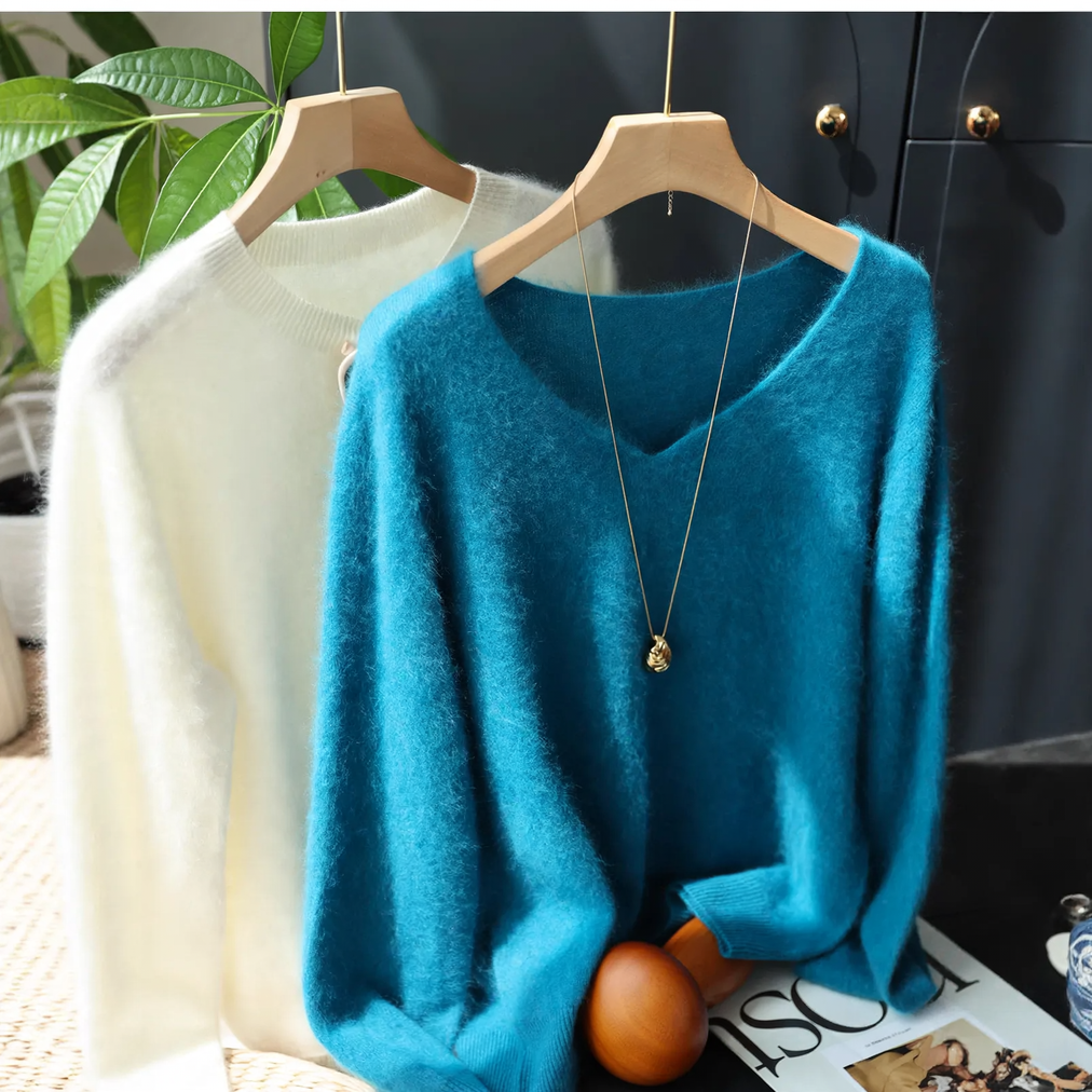Women's Cashmere Blend Sweater — View 1