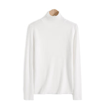 Women's Wool Mock Neck Sweater — View 10