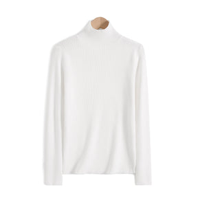 Women's Wool Mock Neck Sweater — View 10
