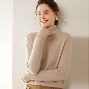 Women's Wool Turtleneck Sweater — View 5
