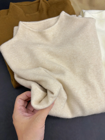 Women's Mock Neck Sweater — View 8
