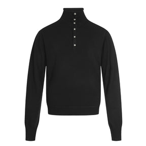 Women's Oversized Mock Neck Sweater — View 4