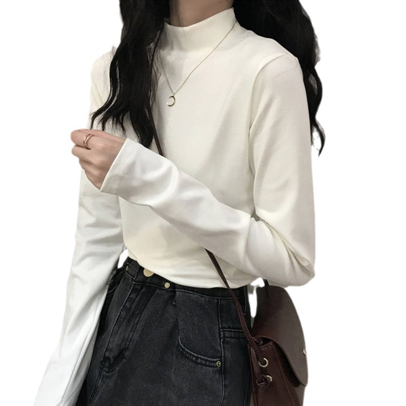 Women's Long Sleeve Mock Neck Top — View 5