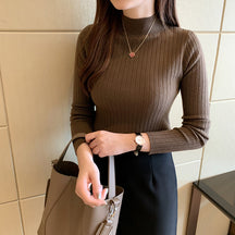 Women's Mock Neck Sweater — View 9
