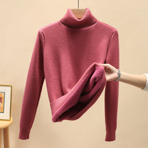 Women's Mock Neck Sweater — View 7
