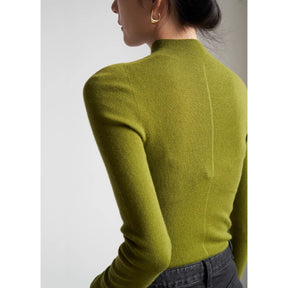 Women's Mock Neck Sweater — View 1
