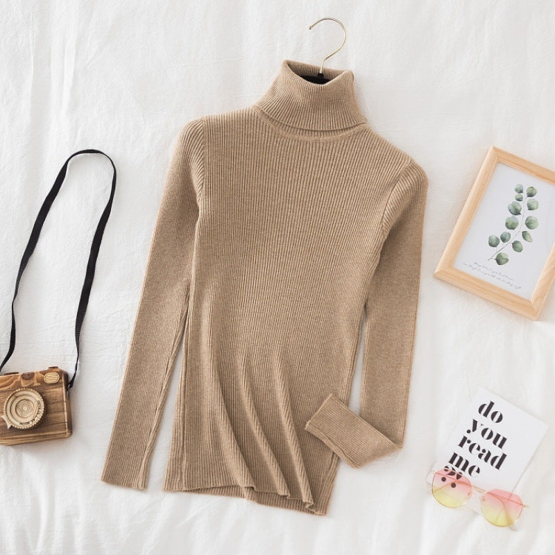 Women's Fitted Mock Neck Sweater — View 7