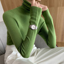 Women's Mock Neck Sweater — View 7