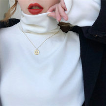 Women's Reversible Long Sleeve Turtleneck Top — View 4