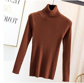 Women's Fitted Turtleneck Sweater — View 9