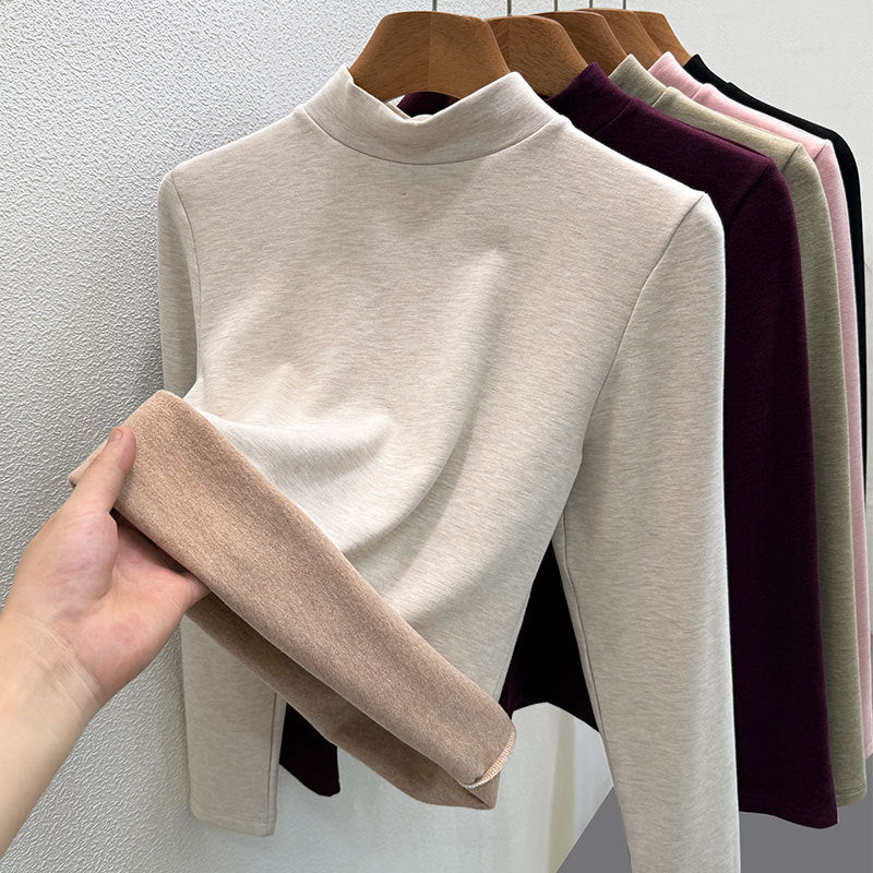 Women's Wool Blend Turtleneck Sweater — View 7