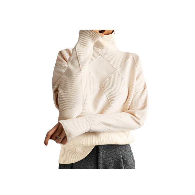 Women's Mock Neck Sweater — View 2