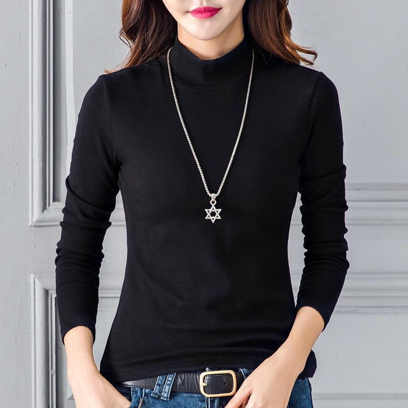 Women's Long Sleeve Turtleneck Top — View 6