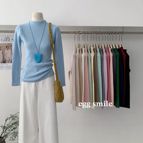 Women's Mock Neck Sweater — View 1