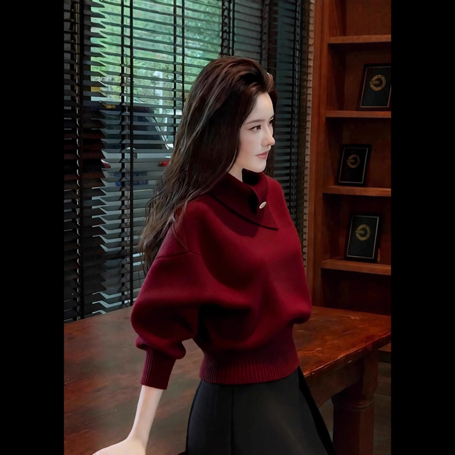 Women's Turtleneck Sweater — View 1