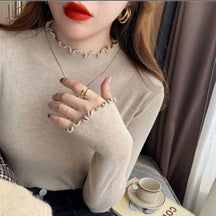 Women's Fitted Mock Neck Top — View 10