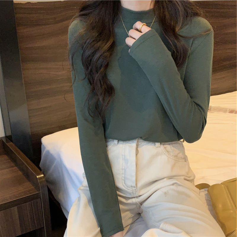 Women's Long Sleeve Mock Neck Top — View 6