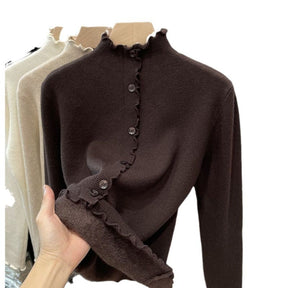 Women's Mock Neck Sweater — View 5