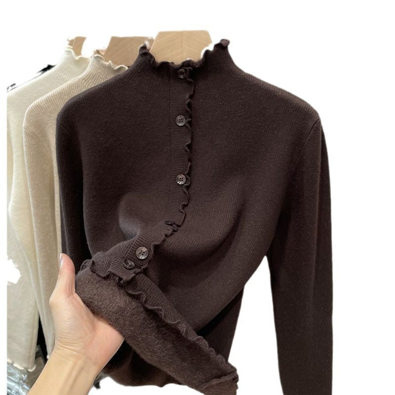 Women's Mock Neck Sweater — View 5