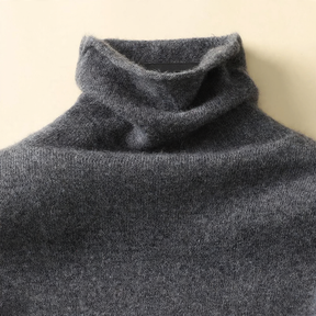 Women's Wool Mock Neck Sweater — View 9