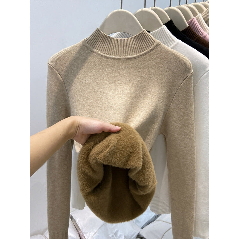 Women's Mock Neck Sweater — View 2