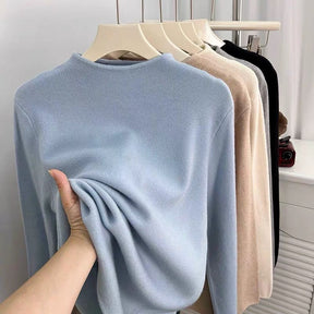 Women's Mock Neck Sweater — View 6