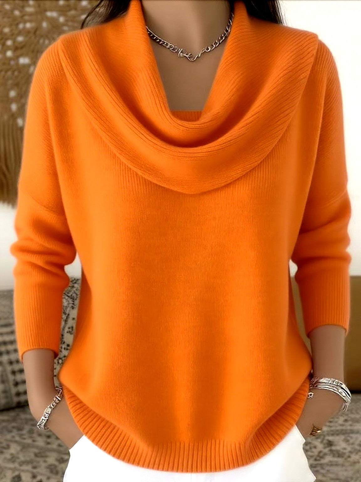 Women's Relaxed Fit Sweater — View 8