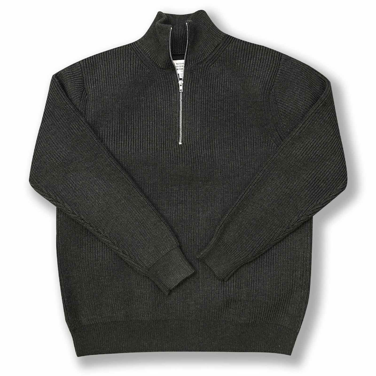 Women's Wool Blend Half Zip Sweater — View 6