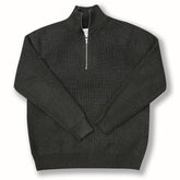 Women's Wool Blend Half Zip Sweater — View 6