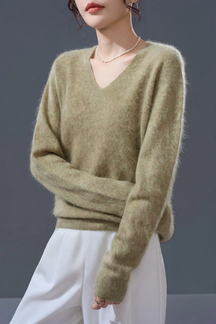 Women's Cashmere Sweater — View 6